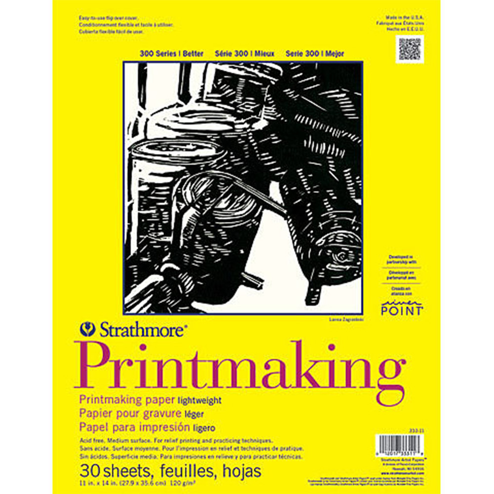 Strathmore, Printmaking Pad, 120gsm, 40 sheet